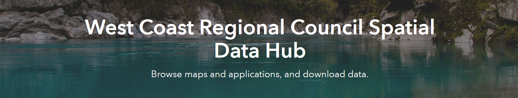 Maps online - West Coast Regional Council